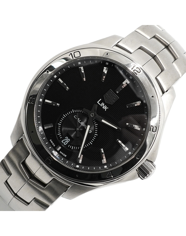 태그 호이어 [중고명품] [중고명품] Tag Heuer(태그호이어) WAT2110 LINK 링크 칼리버6 오토매틱 블랙 다이얼 데이트 스틸 남성 시계aa66954 착용컷