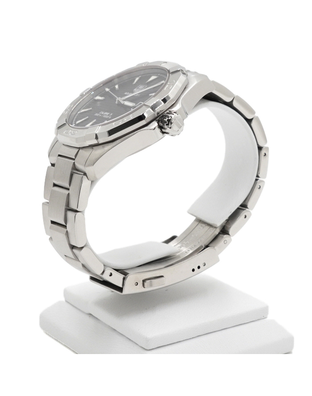 태그 호이어 [중고명품] [중고명품] Tag Heuer(태그호이어) WAY2110 아쿠아레이서 블랙판 오토매틱 스틸 남성 시계aa67605 착용컷