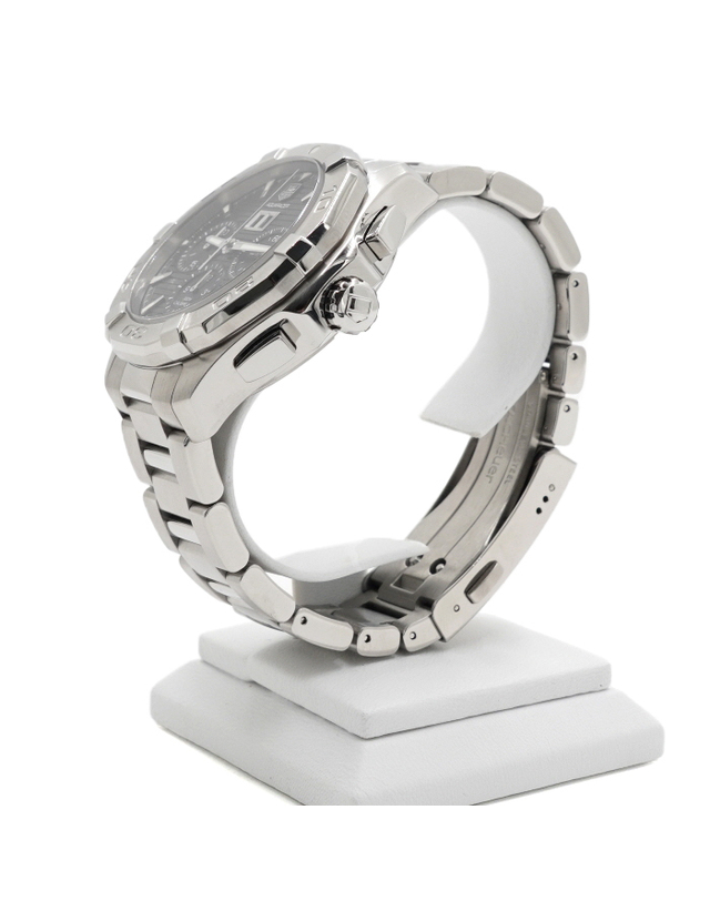 태그 호이어 [중고명품] [중고명품] Tag Heuer(태그호이어) CAY211Z 아쿠아레이서 43mm 크로노그래프 오토매틱 스틸 남성 시계aa67615 착용컷