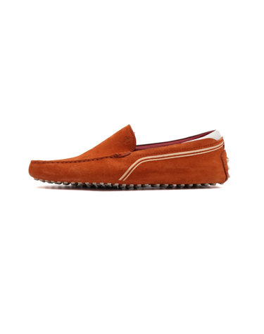 토즈 [중고명품] Tod`s(토즈) 오렌지 스웨이드 남성 드라이빙 슈즈aa68963