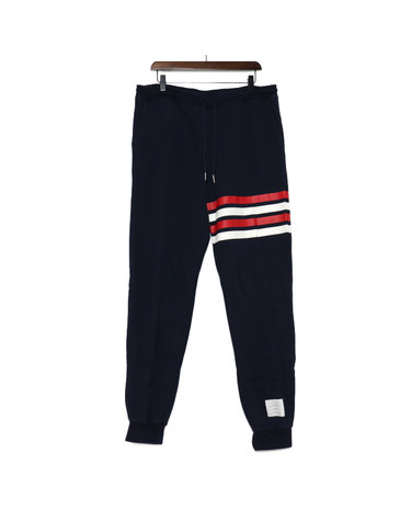 [중고명품] THOM BROWNE(톰브라운) MJQ008E 네이비 사선 트레이닝 조거팬츠 남성 바지aa65642