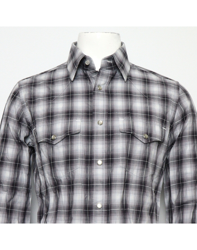 톰포드 [중고명품] [중고명품] TOMFORD(톰포드) 7FT1BO 울 체크 버튼 남성 셔츠aa67979 착용컷