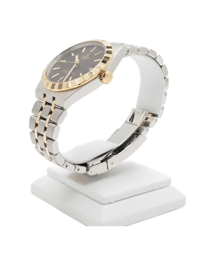 튜더 [중고명품] [중고명품] TUDOR(튜더) 2836C1A3 18K옐로우골드 콤비 TUDOR Royal 튜더로얄 36mm 오토매틱 남성 시계aa68238 착용컷