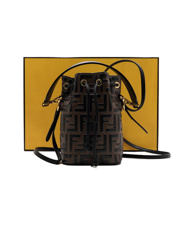 [중고명품] Fendi(펜디) 8BS010 몬트레조 드로우스트링 미니 버킷 토트백 숄더백 크로스백aa68750