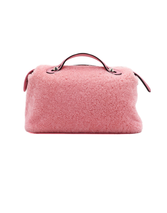 펜디 [중고명품] [중고명품] Fendi(펜디) 8BL124 핑크 시어링 바이더웨이 미디엄 토트백 겸 숄더백aa68497 착용컷