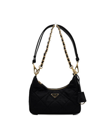 [중고명품] Prada(프라다) 1BC204 리나일론 패딩 탑스티치 미니 토트백 겸 숄더백aa66713