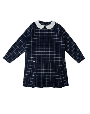 [보리보리] 더블버튼체크원피스_NY 23C1540050
