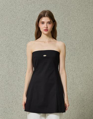 KITTEN MINI DRESS / BLACK