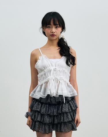 GENIE SLEEVELESS TOP / WHITE
