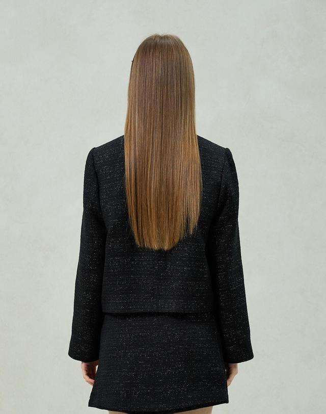 아리킴 AGLOW TWEED JACKET / BLACK 착용컷