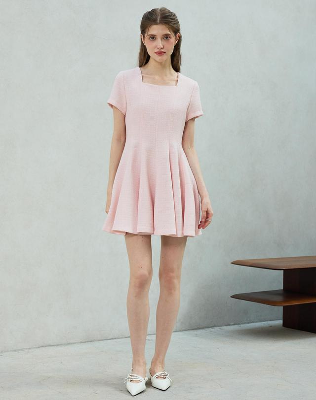 아리킴 LANI TWEED DRESS / PINK 핑크 착용컷