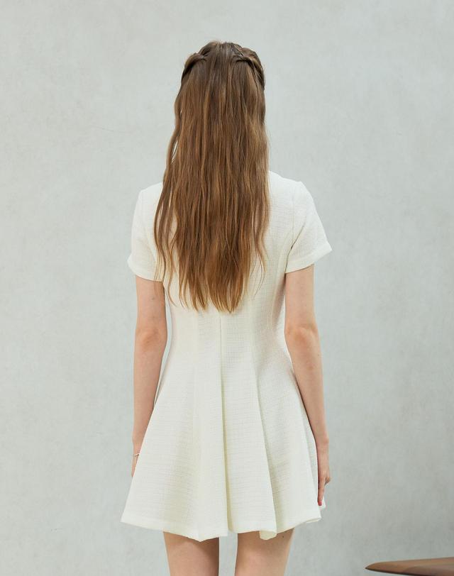아리킴 LANI TWEED DRESS / WHITE 화이트 착용컷