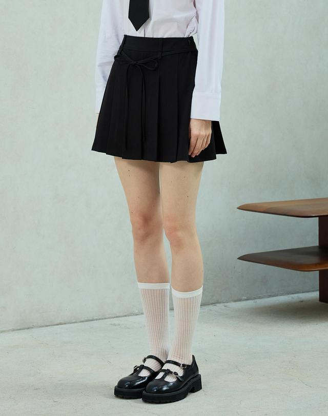 아리킴 DOROTHY PLEATS SKIRT PANTS / BLACK 블랙 착용컷