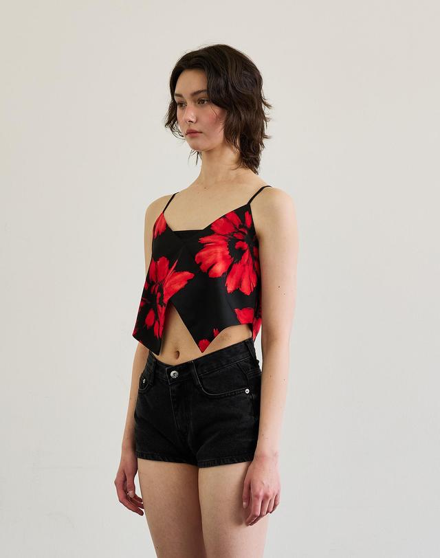 아리킴 FLUTTER TOP / RED 레드 착용컷