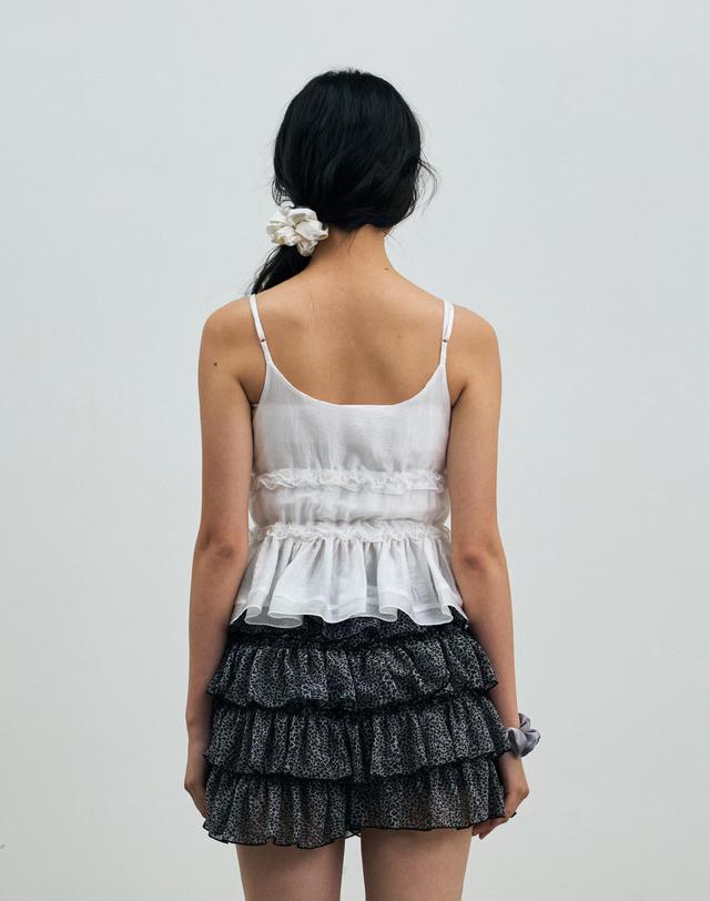 아리킴 GENIE SLEEVELESS TOP / WHITE 화이트 착용컷