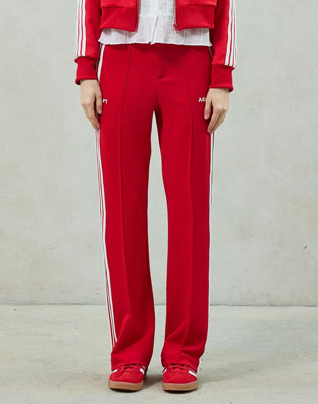 아리킴 JOEL JERSEY TRACK PANTS / RED 레드 착용컷