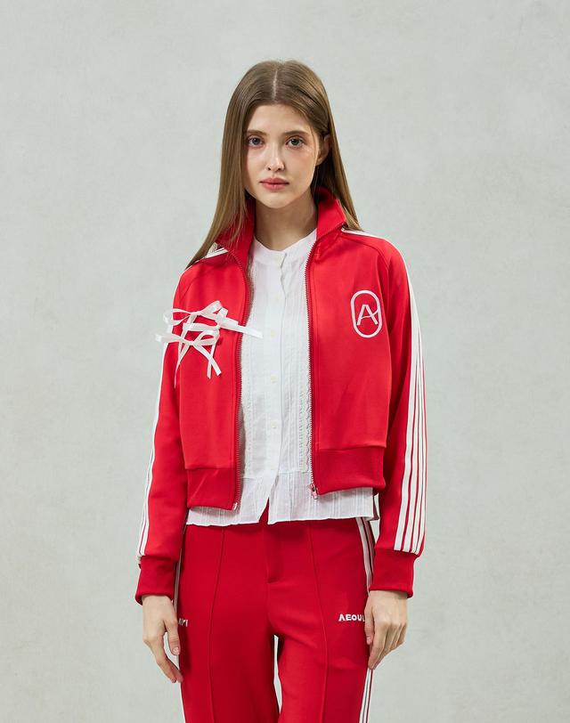 아리킴 JOEL JERSEY TRACK TOP / RED 레드 착용컷