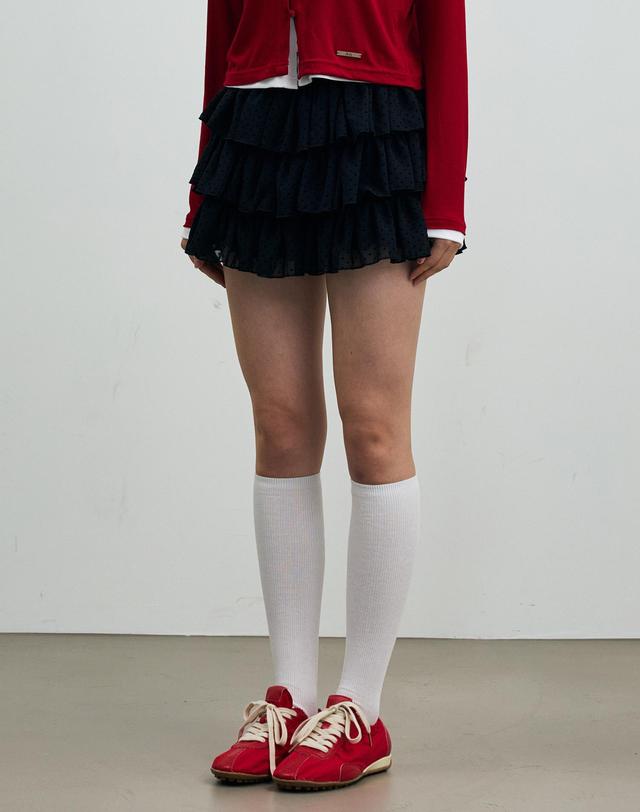 아리킴 MINI HEART CANCAN SKIRT PANTS / BLACK 블랙 착용컷