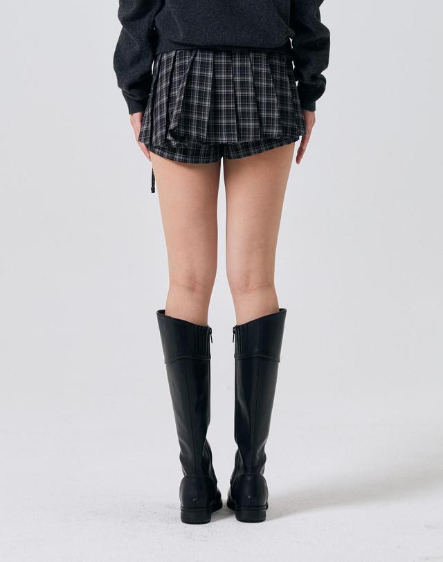 아리킴 WHITNEY PLEATS SKIRT PANTS / BLACK 블랙 착용컷