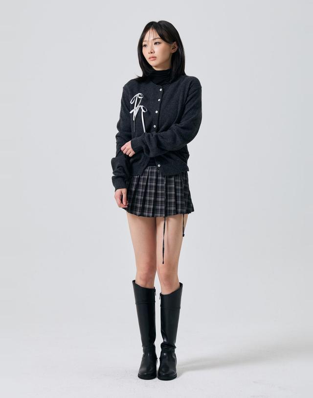 아리킴 WHITNEY PLEATS SKIRT PANTS / BLACK 블랙 착용컷