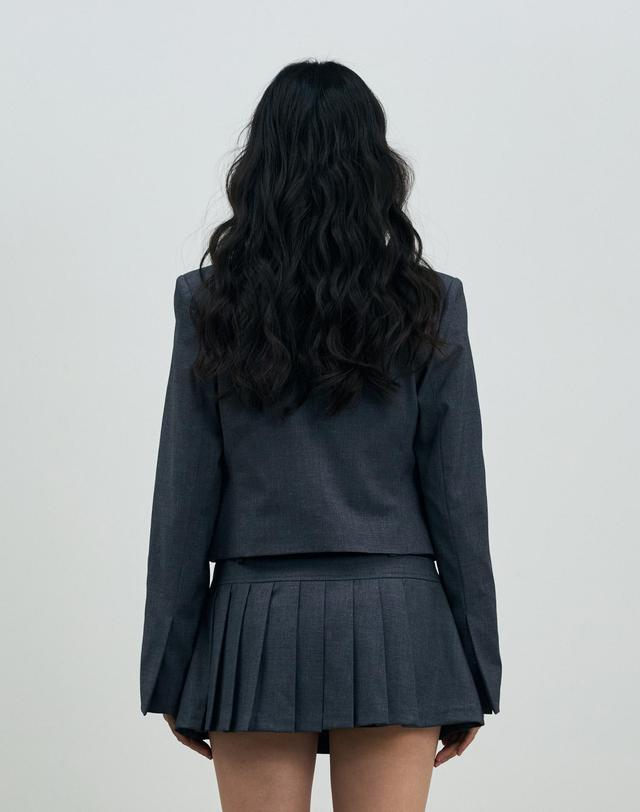 아리킴 ASTRAL CROP JACKET / CHARCOAL 퓨터 착용컷