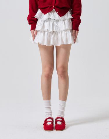 IVY MINI CANCAN SKIRT PANTS / WHITE