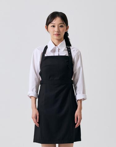ODE BUCKLE MINI DRESS / BLACK