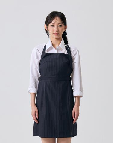 ODE BUCKLE MINI DRESS / CHARCOAL