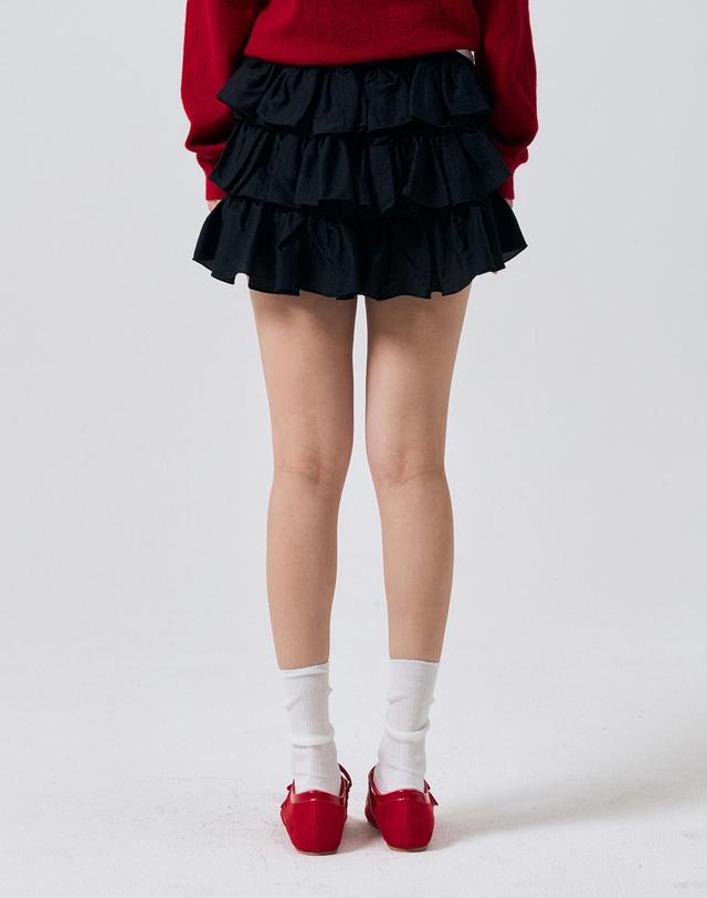 아리킴 IVY MINI CANCAN SKIRT PANTS / BLACK 블랙 착용컷