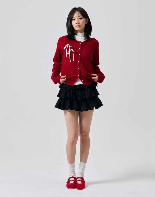 아리킴 IVY MINI CANCAN SKIRT PANTS / BLACK 블랙 착용컷
