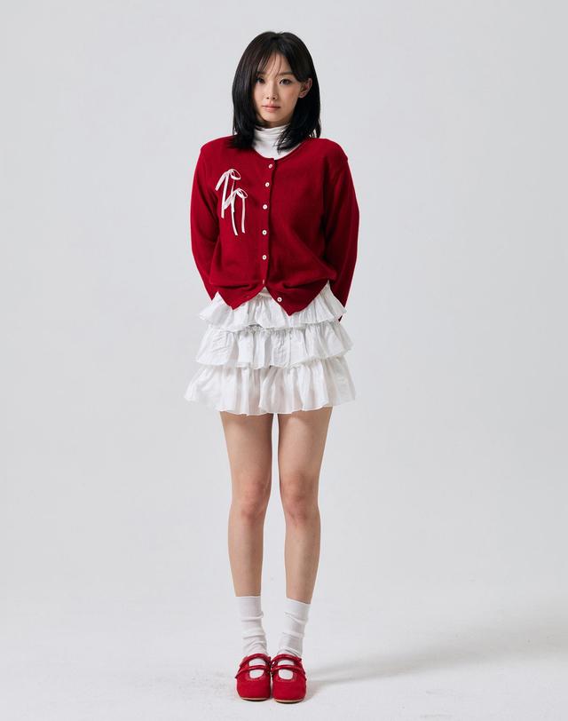 아리킴 IVY MINI CANCAN SKIRT PANTS / WHITE 화이트 착용컷