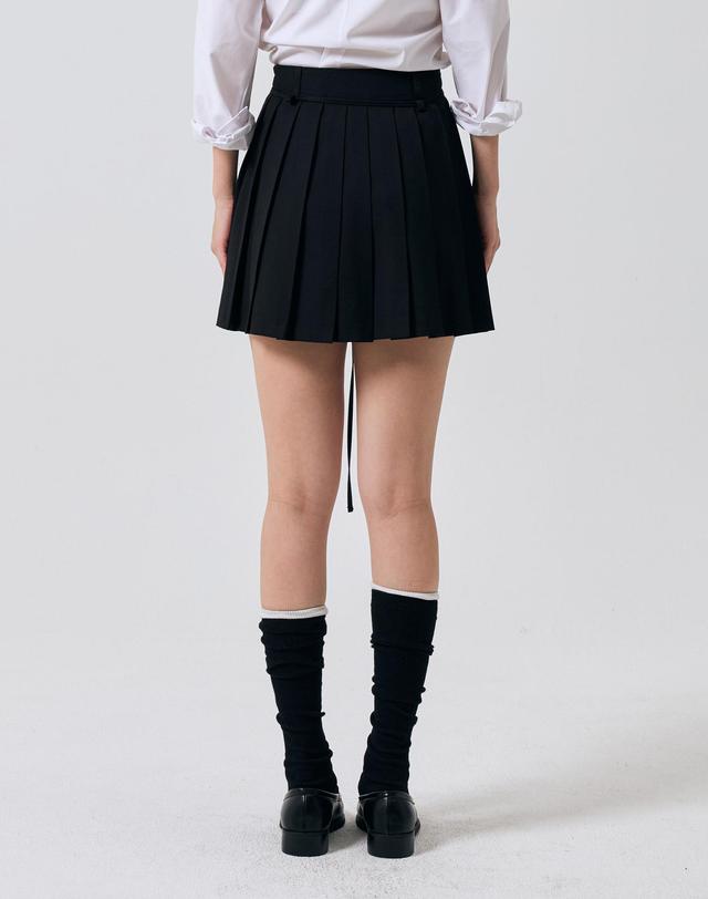 아리킴 SWAN PLEATS SKIRT PANTS / BLACK 블랙 착용컷