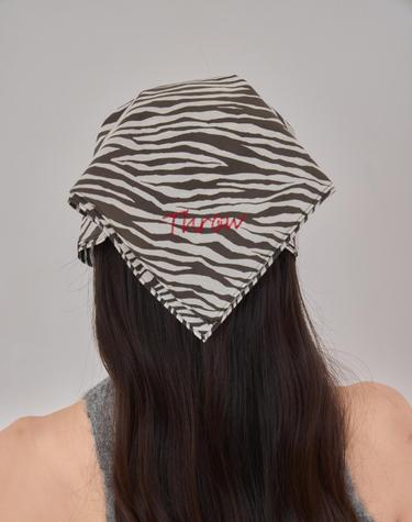지브라 패턴 반다나 Zebra 50