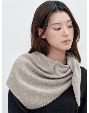 캐시미어 삼각 니트 머플러 (2 Colors)