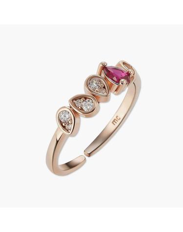 루비블라썸 오픈링 MGFR0136 14K Gold Plated