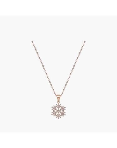 스노우 목걸이 MGNL0355 14K Gold Plated (로즈골드)