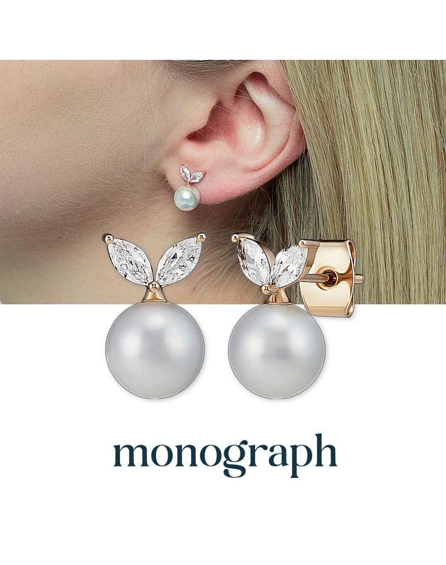 모노그래프 마티나 귀걸이 MGER012S 14K Gold Plated 착용컷