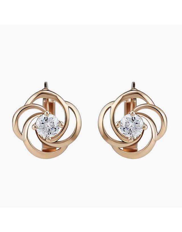 모노그래프 크리시 귀걸이 MGER025S 14K Gold Plated 착용컷