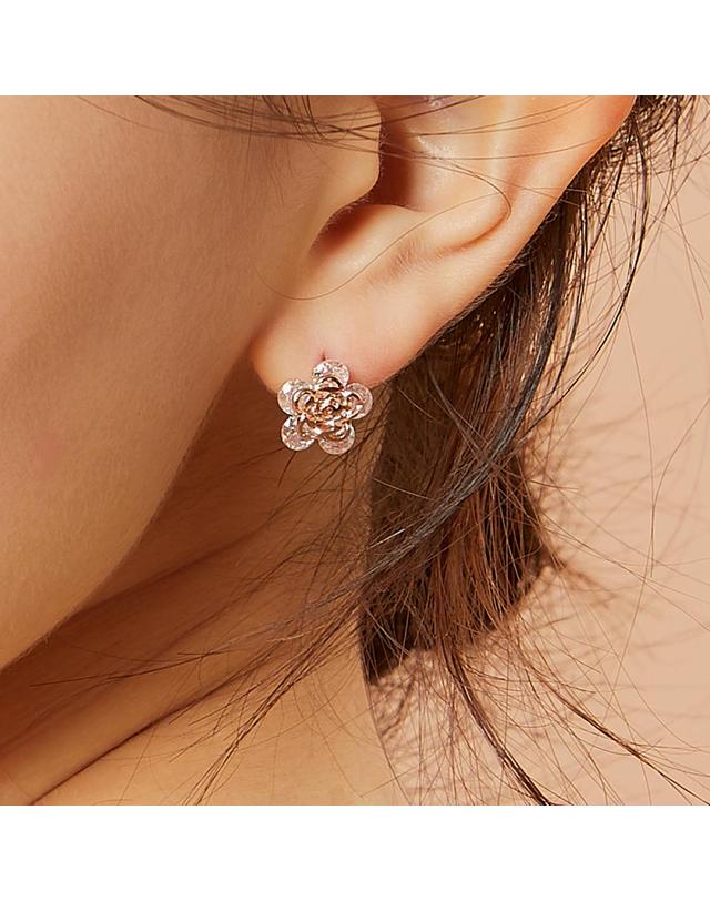 모노그래프 제나 귀걸이 MGER037S 14K Gold Plated 착용컷
