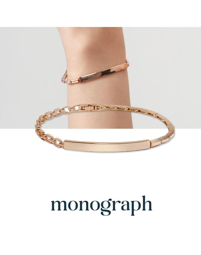 모노그래프 에일린 팔찌 MGAR0254 14K Gold Plated 착용컷