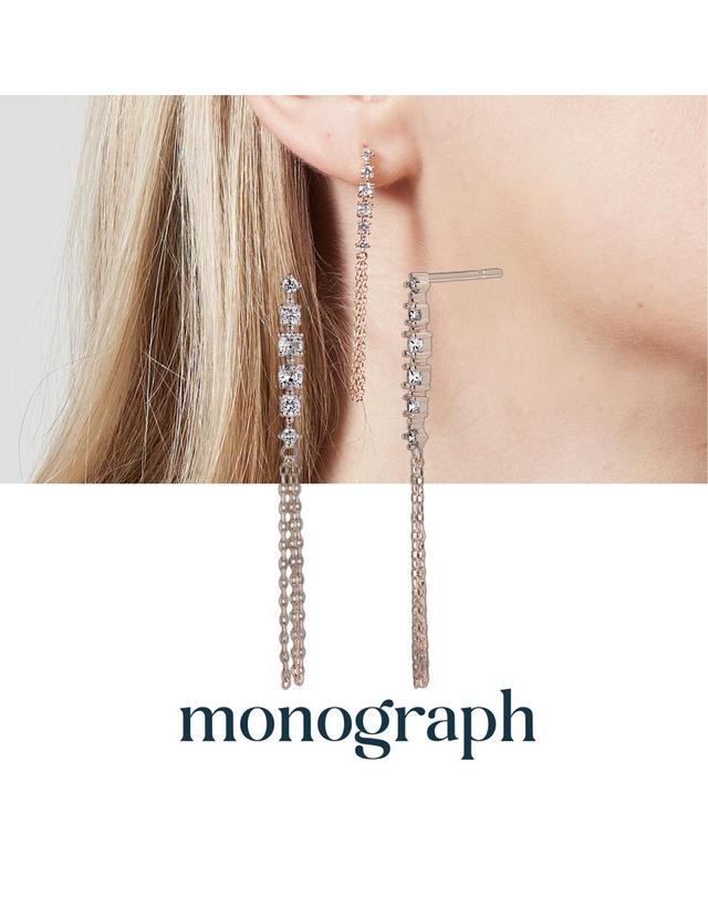 모노그래프 브론디 귀걸이 MGER0260 14K Gold Plated 착용컷
