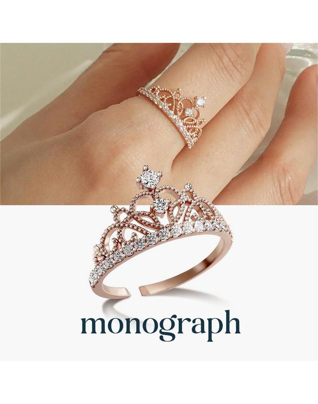 모노그래프 크리스틴 오픈링 MGFR0361 14K Gold Plated (로즈골드) 착용컷