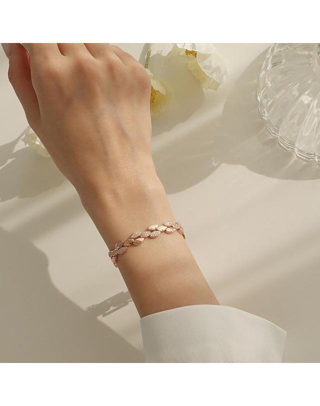 모노그래프 카렌 팔찌 MGAR0369 14K Gold Plated 착용컷