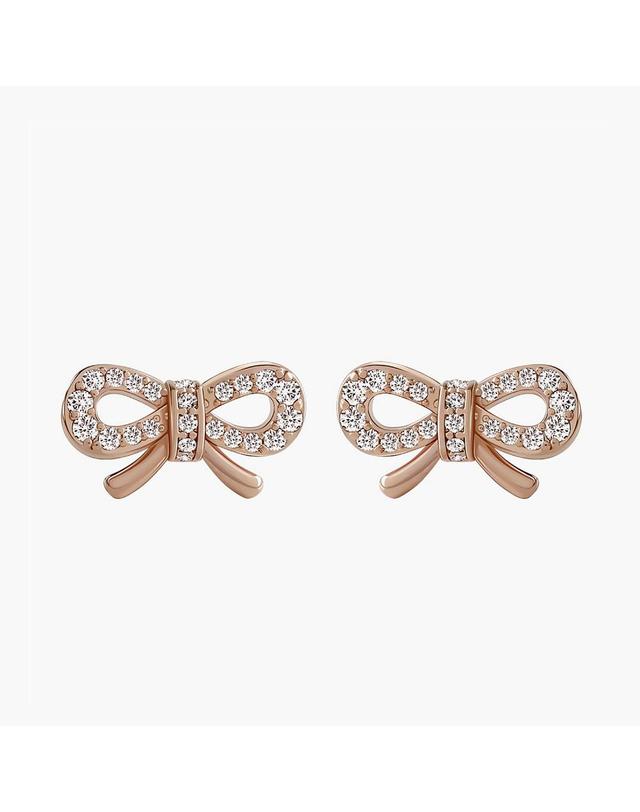 모노그래프 리봉봉 귀걸이 MGER0383 14K Gold Plated (로즈골드) 착용컷