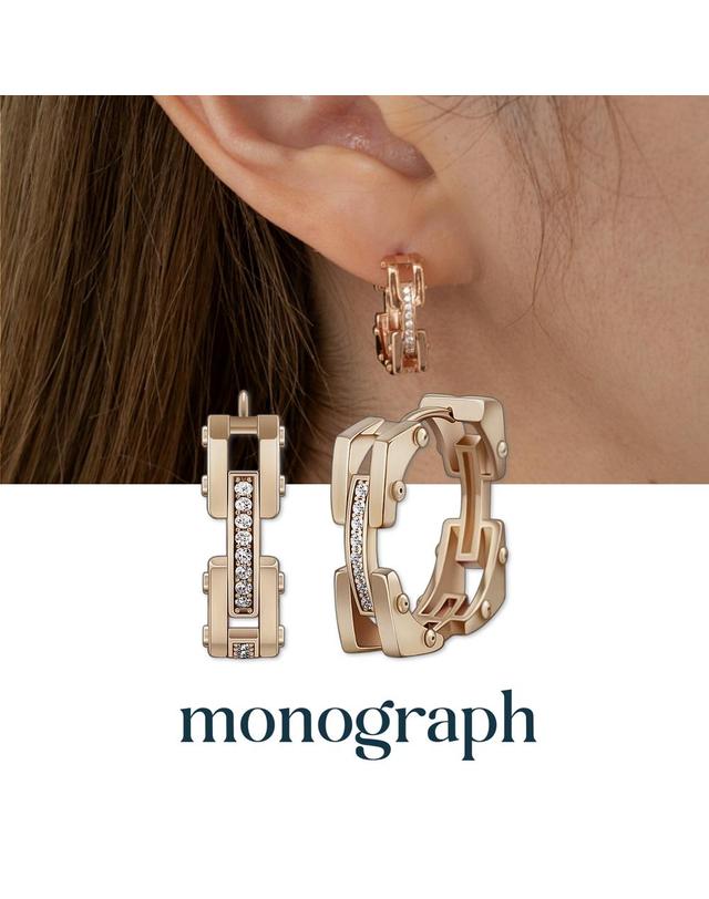 모노그래프 옥타비아 귀걸이 MGER0385 14K Gold Plated 착용컷