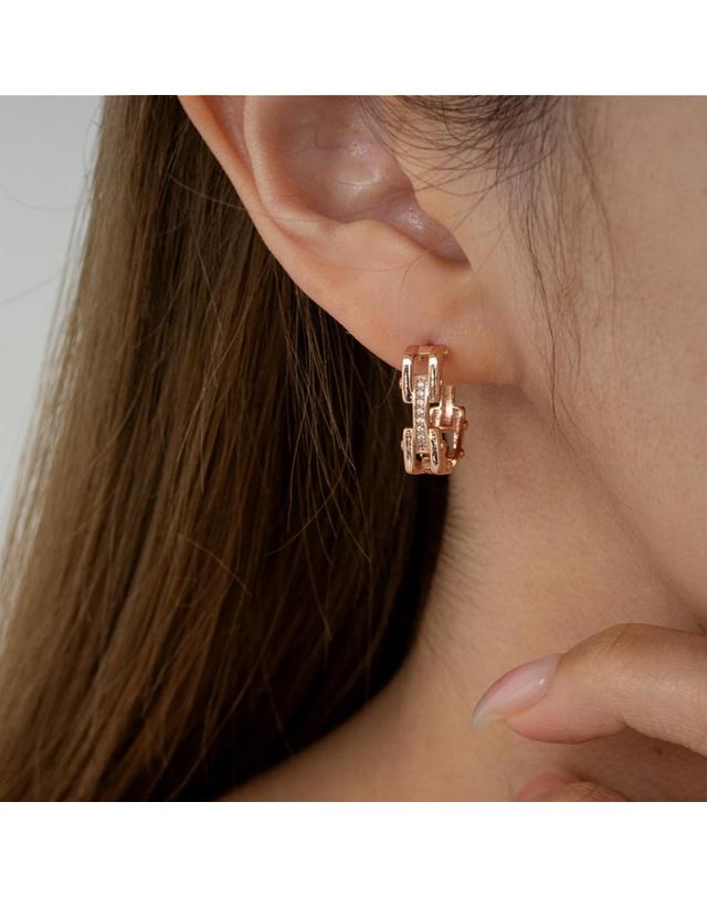 모노그래프 옥타비아 귀걸이 MGER0385 14K Gold Plated 착용컷