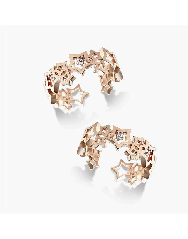 모노그래프 스타클래시 오픈링 MGFR0388 14K Gold Plated (로즈골드) 착용컷