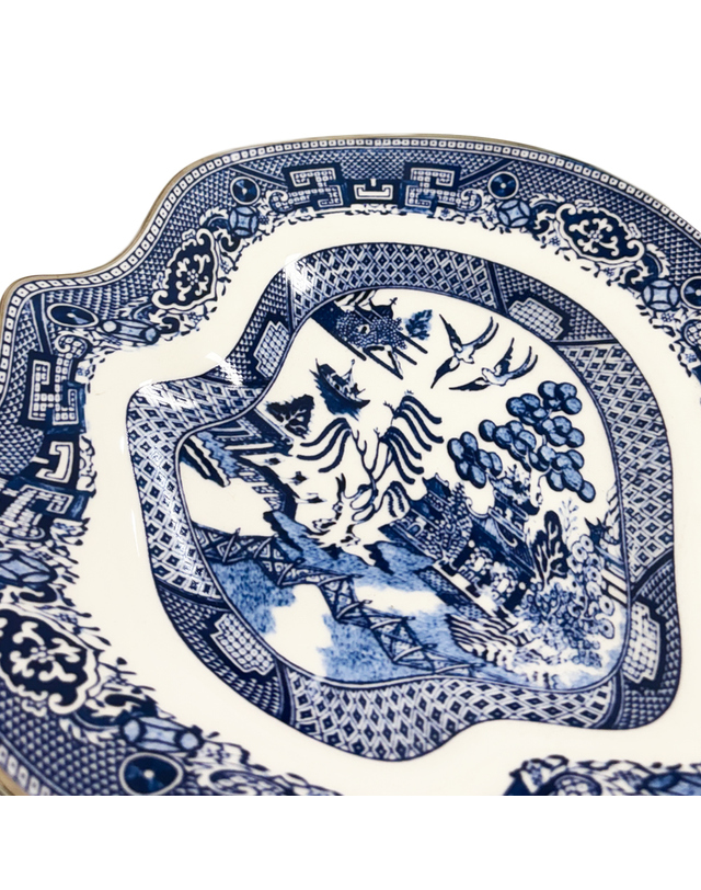 셀레티 클래식 글리치 윌로우 디저트 플레이트 21.5CM 블루/화이트 11231 착용컷