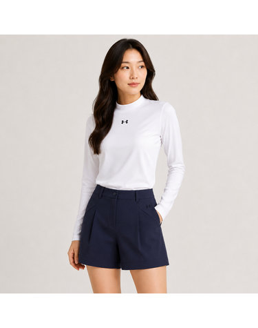 언더아머골프 여성 원턱 버뮤다 루즈핏 쇼츠 팬츠_U4UWPS003-0410