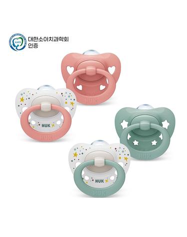 누크 시그니처 노리개젖꼭지 2개입(0~36개월)